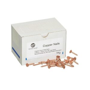 BLM Copper Nails 25mm Annular Clout 1kg Box