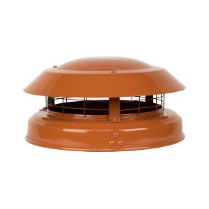 JD Burford MAD Junior Terracotta Anti-downdraught Chimney Cowl